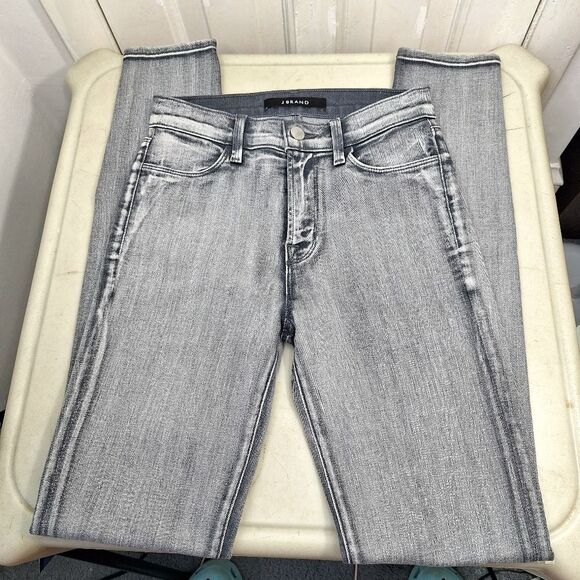 J Brand Faded Gray "Intent" Skinny Jeans Sz 25 - Picture 5 of 14